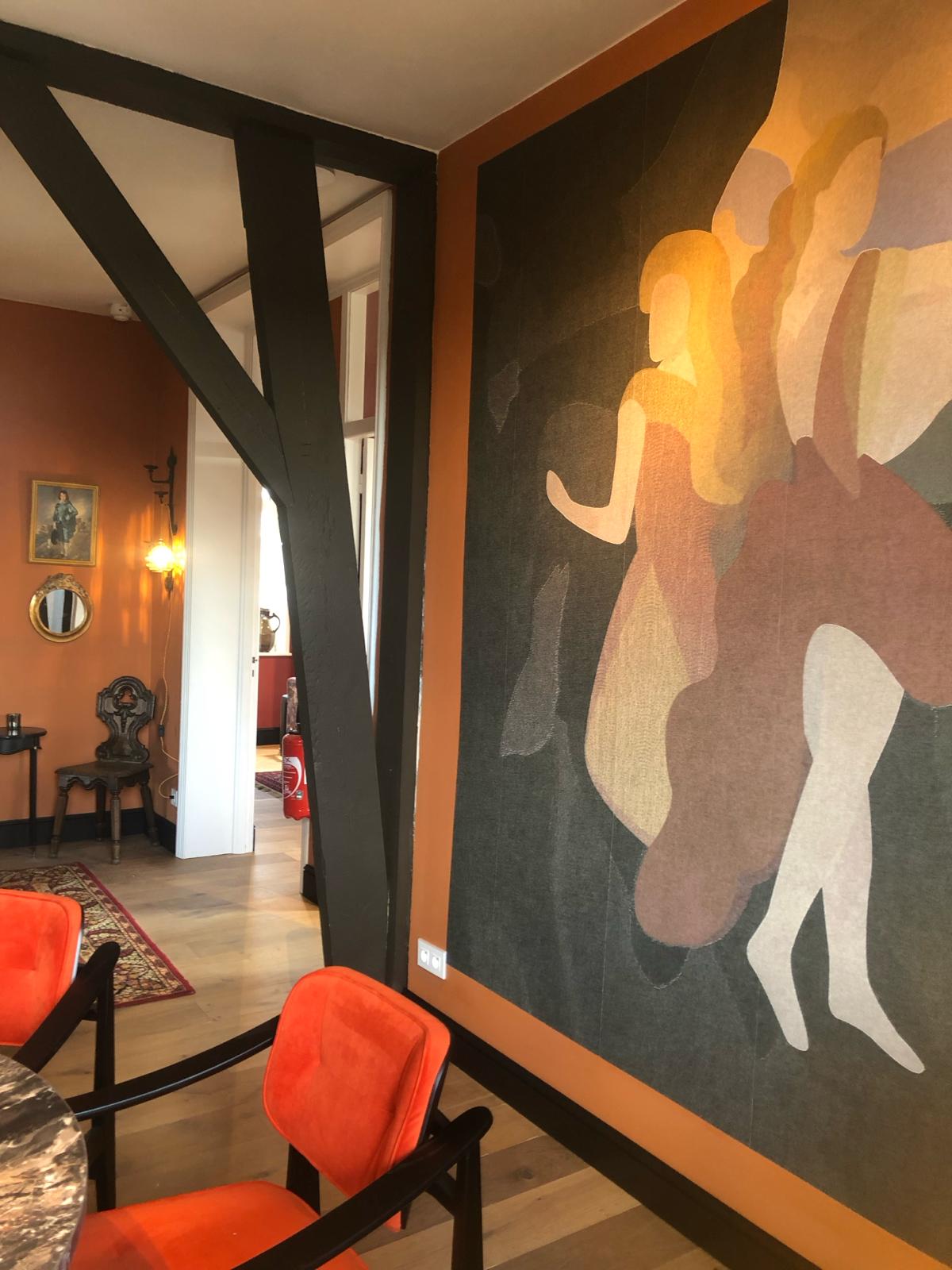 Décoration et finition détail bar à vin Pont à Marcq par Delphine Gheerardyn Décoration et finition détail bar à vin Pont à Marcq par Delphine Gheerardyn